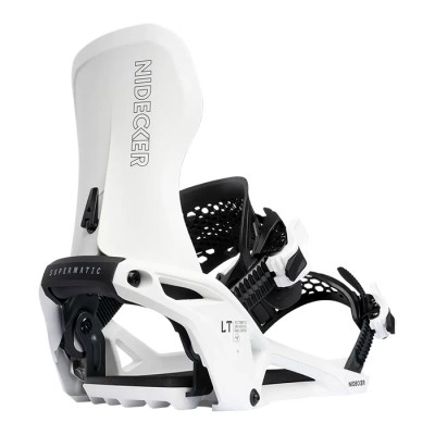 2526 니데커 라이트닝 슈퍼매틱 스노우보드 바인딩 - 화이트