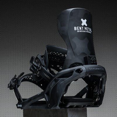 2526 벤트메탈 라이트닝 슈퍼매틱 스노우보드 바인딩 - 블랙