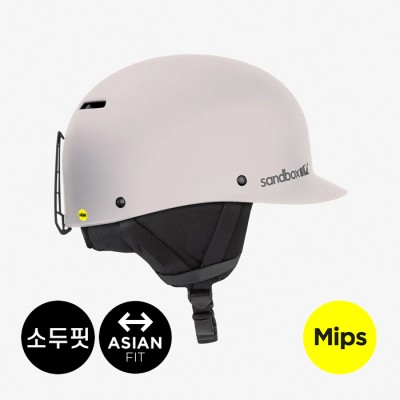 2526 샌드박스 아시안 핏 스노우보드 헬멧 밉스 클래식 2.0 - 화이트