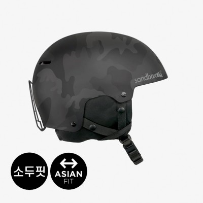 2526 샌드박스 아시안 핏 스노우보드 헬멧 아이콘 - 블랙 카모