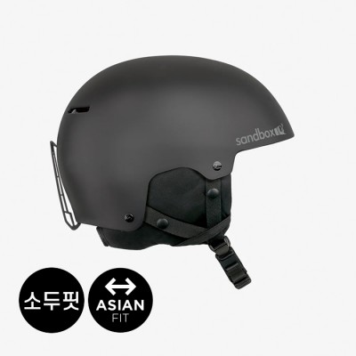 2526 샌드박스 아시안 핏 스노우보드 헬멧 아이콘 - 블랙