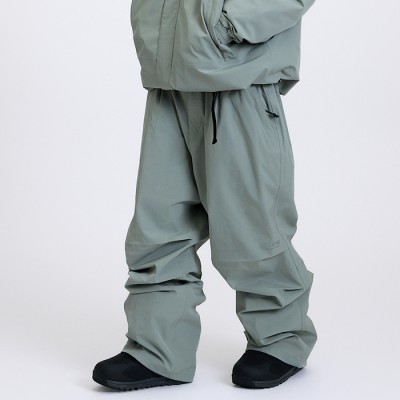 2526 로그 스노우보드복 팬츠 힙힙 오버핏 - L카키 (25HIPPT-LK)