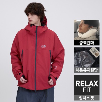 2526 로그 스노우보드복 자켓 아날로그 APX 3L 릴렉스핏 - 레드 (25ANAJK-RD)