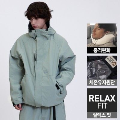 2526 로그 스노우보드복 자켓 얼로이 X 로그 LTD 릴렉스핏 - L카키 (25AXLJK-LK)