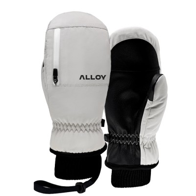 2526 로그 남녀공용 스노우보드 벙어리 장갑 얼로이 X 로그 - 아이보리/화이트 25LAXL-I/W